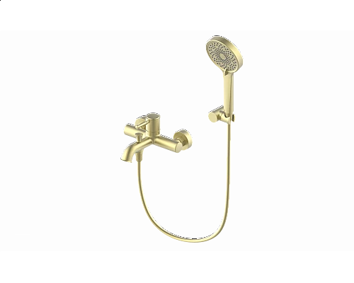 Смеситель для ванны с душем Wonzon & Woghand, Брашированное золото (WW-88037073-BG)