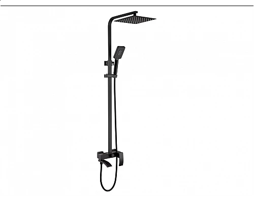 Душевая система RIMERO RM2407BL (Черный матовый)