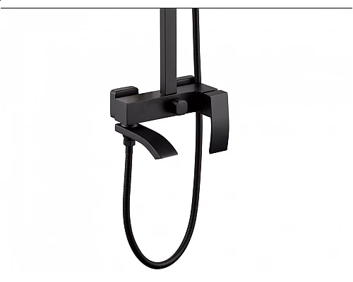 Душевая система RIMERO RM2407BL (Черный матовый)