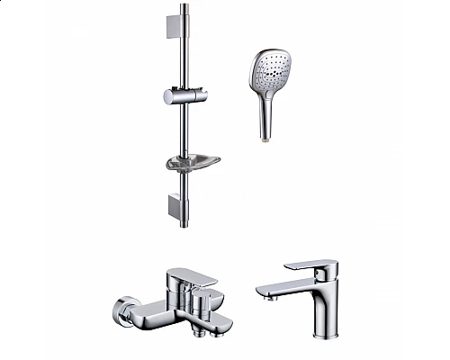 Набор для ванны 3 в 1 RIMERO RM6007CR (Хром)