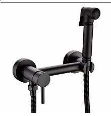 Смеситель с гигиеническим душем RIMERO RM800BL (Черный матовый)