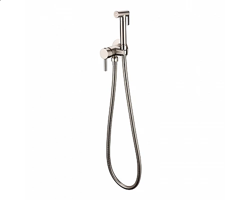 Смеситель встраиваемый с гигиеническим душем RIMERO RM010NK (Никель)