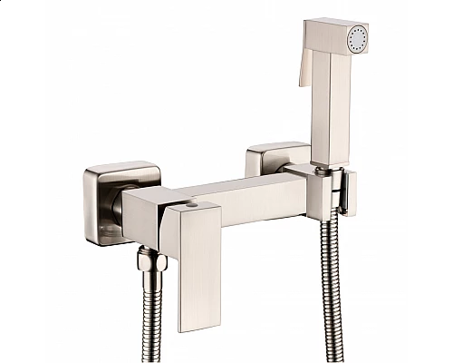 Смеситель с гигиеническим душем RIMERO RM700NK (Никель)
