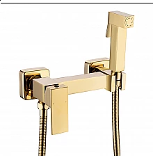 Смеситель с гигиеническим душем RIMERO RM700GO (Золото)