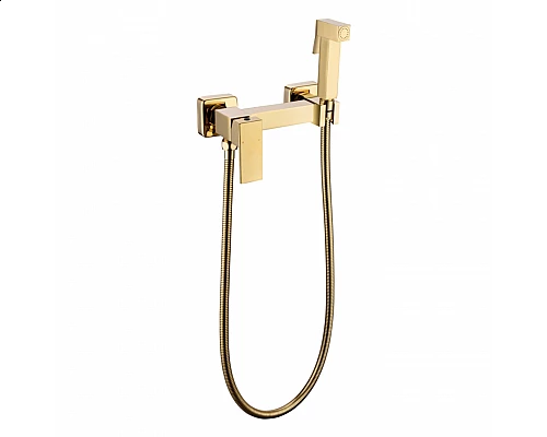Смеситель с гигиеническим душем RIMERO RM700GO (Золото)