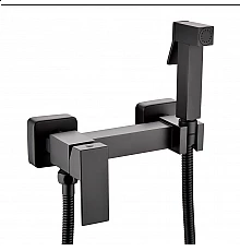 Смеситель с гигиеническим душем RIMERO RM700BL (Черный матовый)