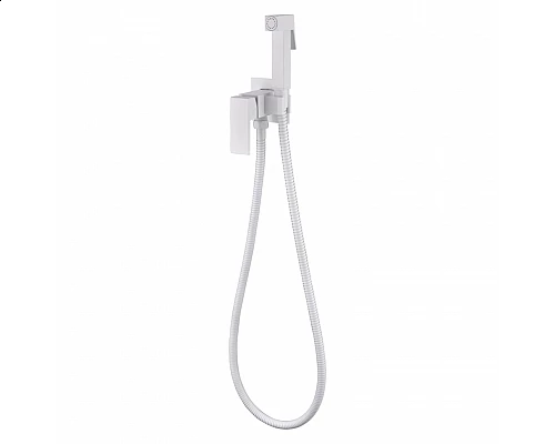 Смеситель встраиваемый с гигиеническим душем RIMERO RM020W (Белый)