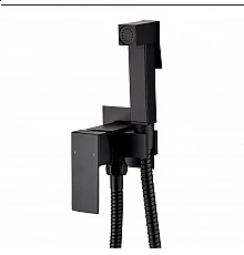 Смеситель встраиваемый с гигиеническим душем RIMERO RM020BL (Черный матовый)