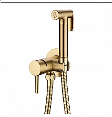 Смеситель встраиваемый с гигиеническим душем RIMERO RM010MG (Матовое золото)