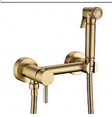 Смеситель с гигиеническим душем RIMERO RM800MG (Матовое золото)