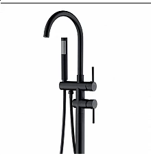 Смеситель напольный RIMERO RM880BL (Черный матовый)