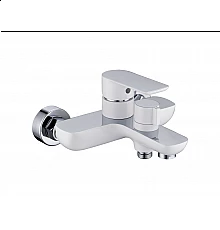 Смеситель для ванны с ручным душем RIMERO RM3070WC (Белый/Хром)