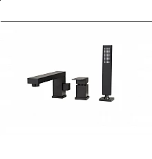 Смеситель на борт ванны RIMERO RM0808BL (Черный матовый)