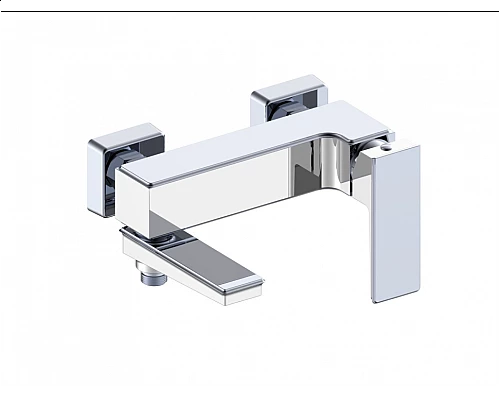 Смеситель для ванны с ручным душем RIMERO RM3017WC (Белый/Хром)