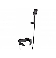 Смеситель для ванны с ручным душем RIMERO RM3207BL (Черный матовый)