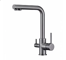 Смеситель для кухни c подключением фильтра питьевой воды RIMERO RM4399BG (Графит)