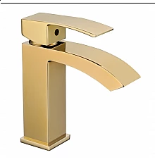 Смеситель для раковины RIMERO RM1007GO (Золото)