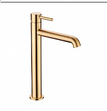 Смеситель для раковины высокий RIMERO RM1004MG (Матовое золото)