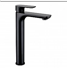 Смеситель для раковины высокий RIMERO RM1070BL (Черный матовый)
