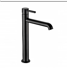Смеситель для раковины высокий RIMERO RM1004BL (Черный матовый)