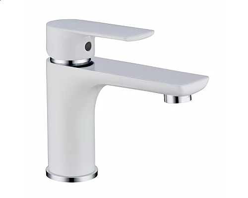 Смеситель для раковины RIMERO RM1060WC (Белый/Хром)