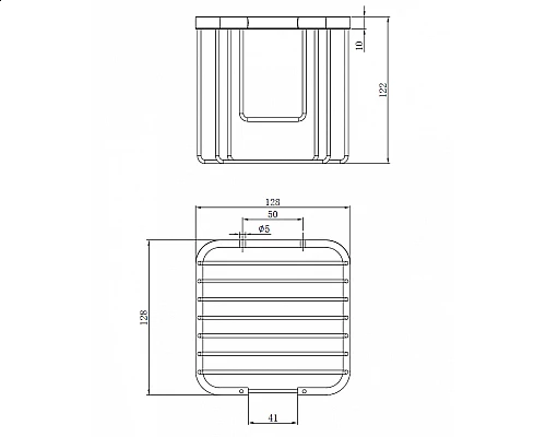 Держатель для туалетной бумаги AltroBagno Aperto 082006 Cr